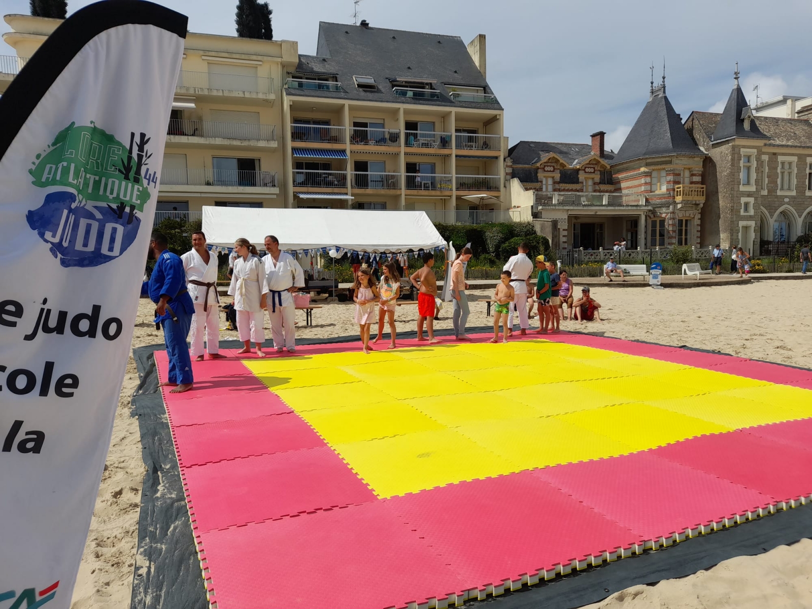 Judo tour été 2023 - plage du Nau au Pouliguen - 21 aout 2023
